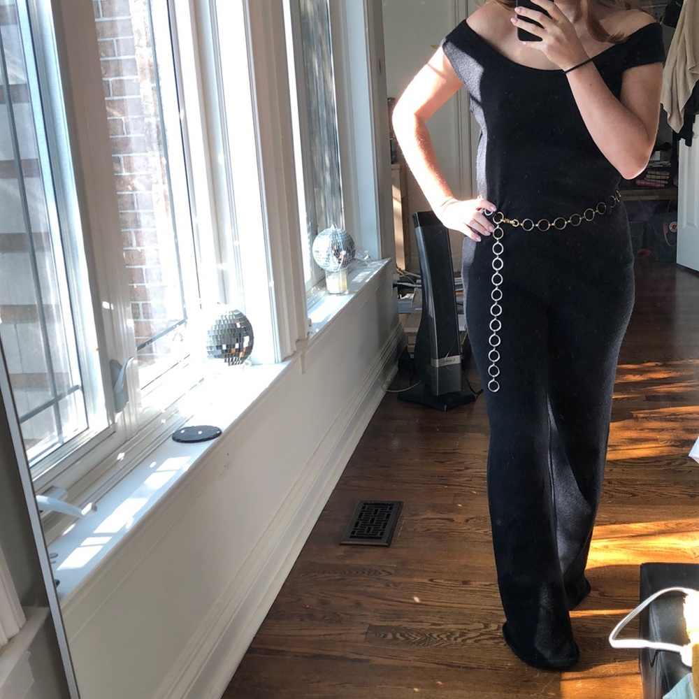 🪩 🕺 Vintage boutique one piece w/ belt